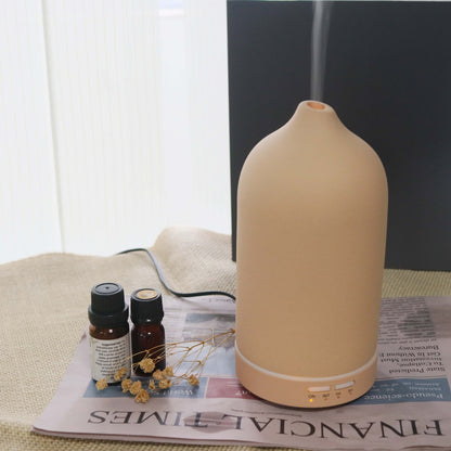 Plastik Aromaterapi Difüzör | 5 Renk Seçenekli 100 ml Ultrasonik Uçucu Yağ Difüzörü & Hava Nemlendirici