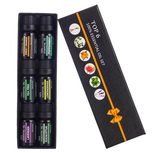 Aromaterapi Uçucu Yağ Seti | Aroma Difüzör Uyumlu Esansiyel Yağ