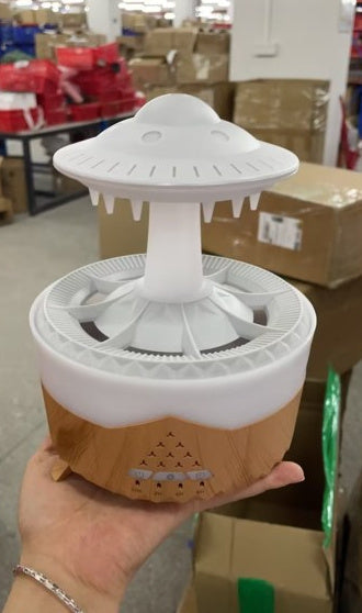 Yeni UFO Yağmur Damlası Aromaterapi Difüzör | USB Hava Nemlendirici & Ev Dekorasyonu