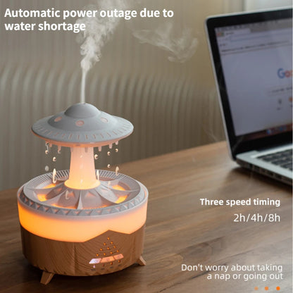 Yeni UFO Yağmur Damlası Aromaterapi Difüzör | USB Hava Nemlendirici & Ev Dekorasyonu