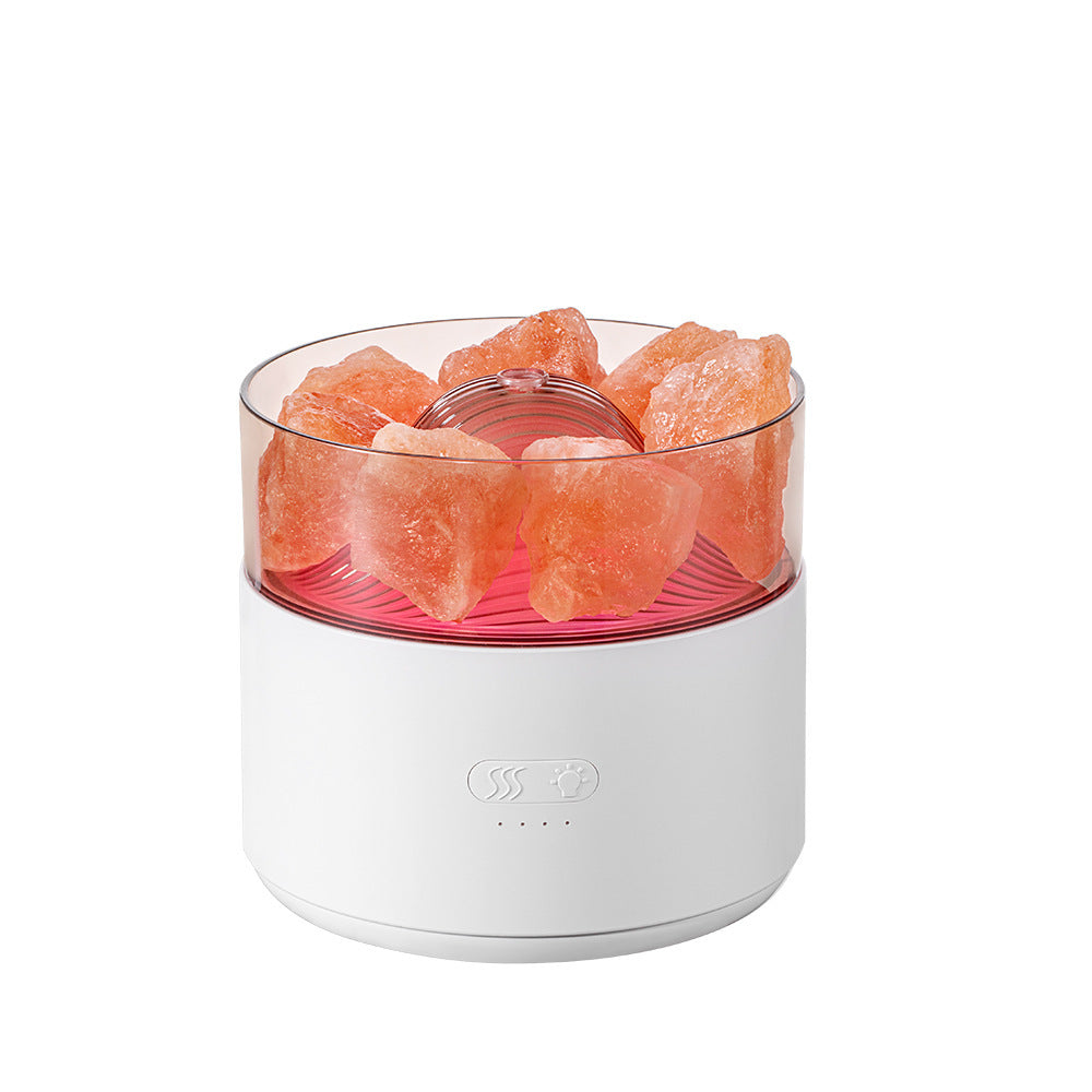Kristal Tuz Aromaterapi Difüzör | Cool Mist Hava Nemlendirici & LED Ortam Işığı