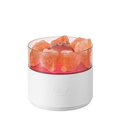 Kristal Tuz Aromaterapi Difüzör | Cool Mist Hava Nemlendirici & LED Ortam Işığı