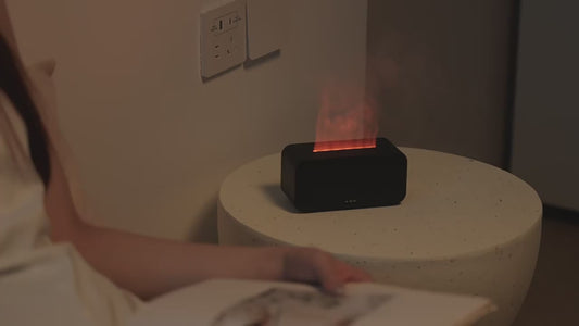 Alev Efektli Aroma Difüzör | USB Nemlendirici & Aromaterapi Makinesi